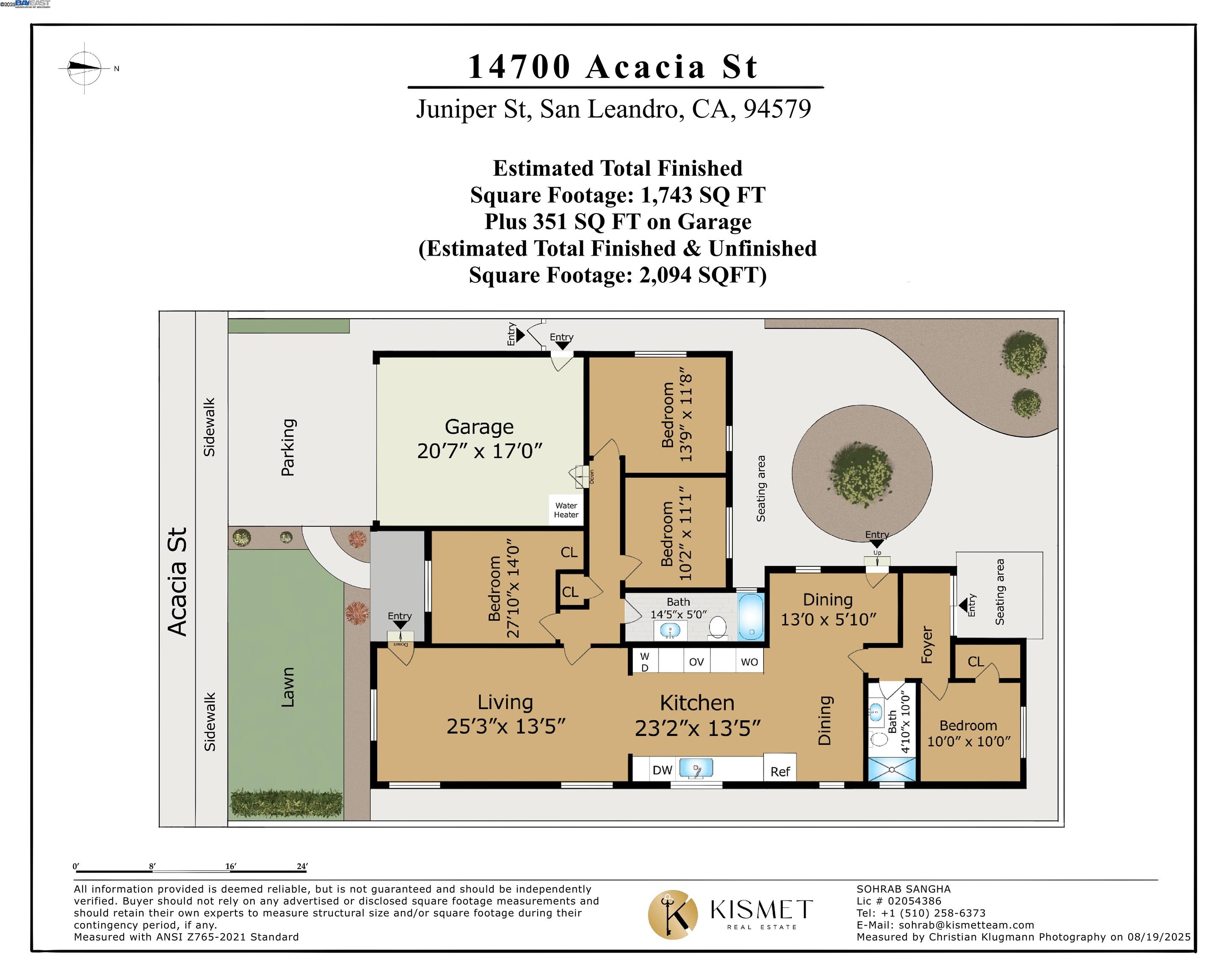 Detail Gallery Image 38 of 38 For 14700 Acacia St, San Leandro,  CA 94579 - 4 Beds | 2 Baths