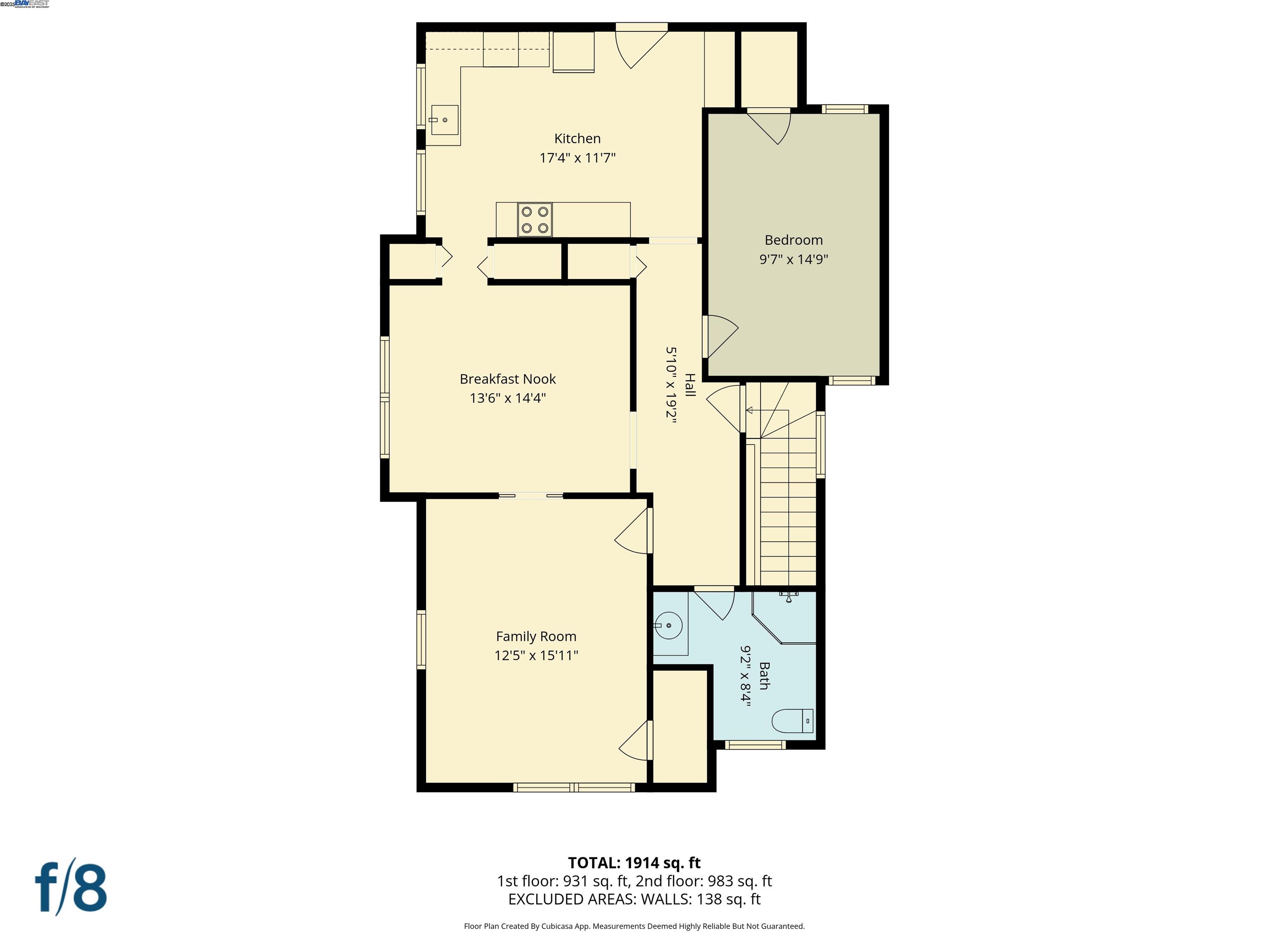 Detail Gallery Image 14 of 15 For 1822 San Antonio Ave, Alameda,  CA 94501 - – Beds | – Baths