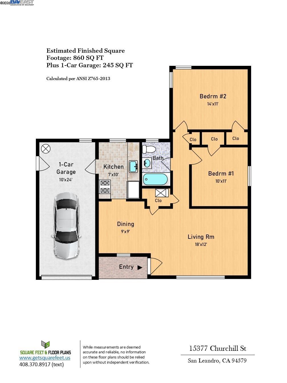 Detail Gallery Image 3 of 17 For 15377 Churchill St, San Leandro,  CA 94579 - 2 Beds | 1 Baths