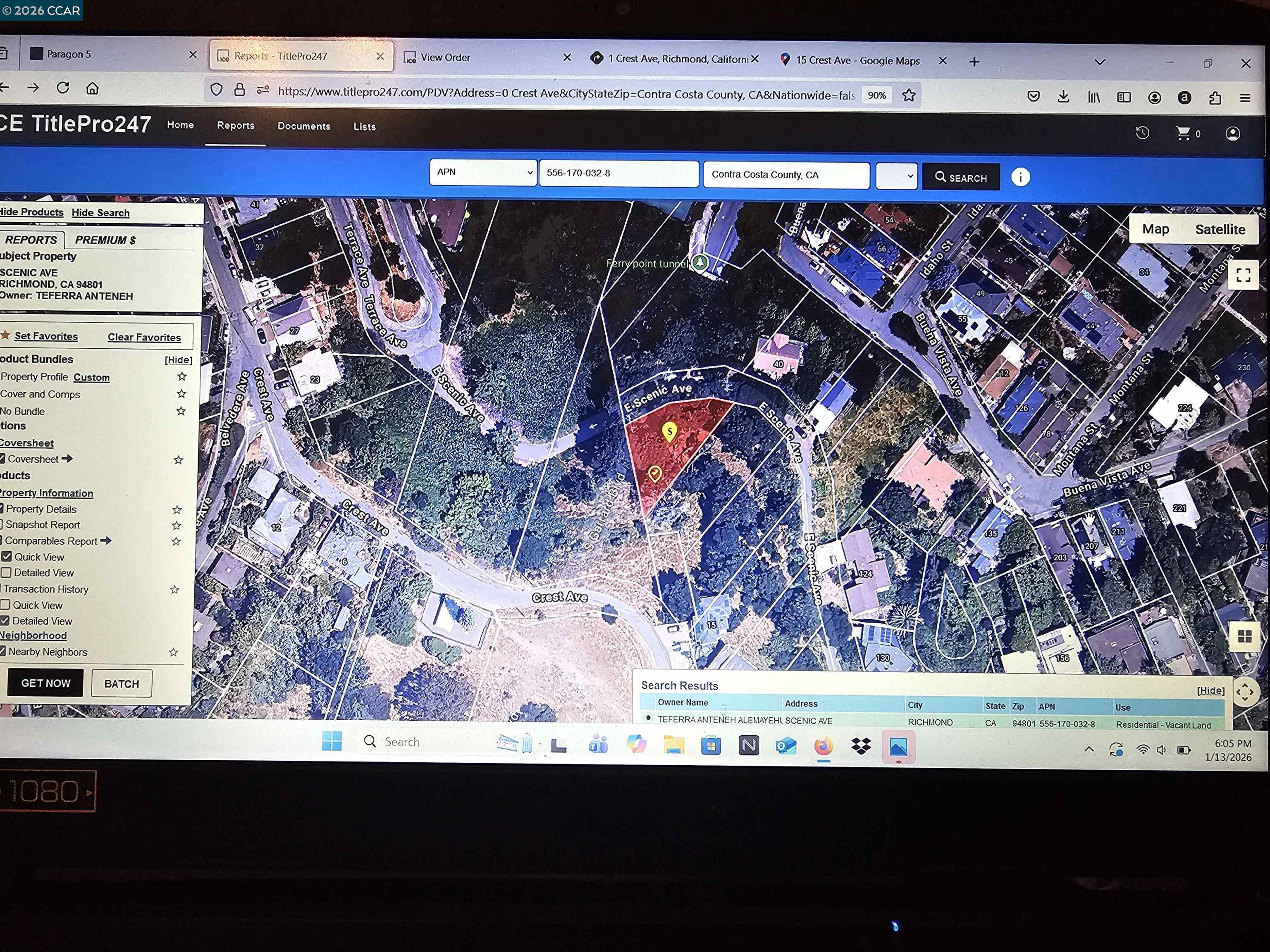 Detail Gallery Image 34 of 34 For 0 Crest Ave, Richmond,  CA 94801 - – Beds | – Baths