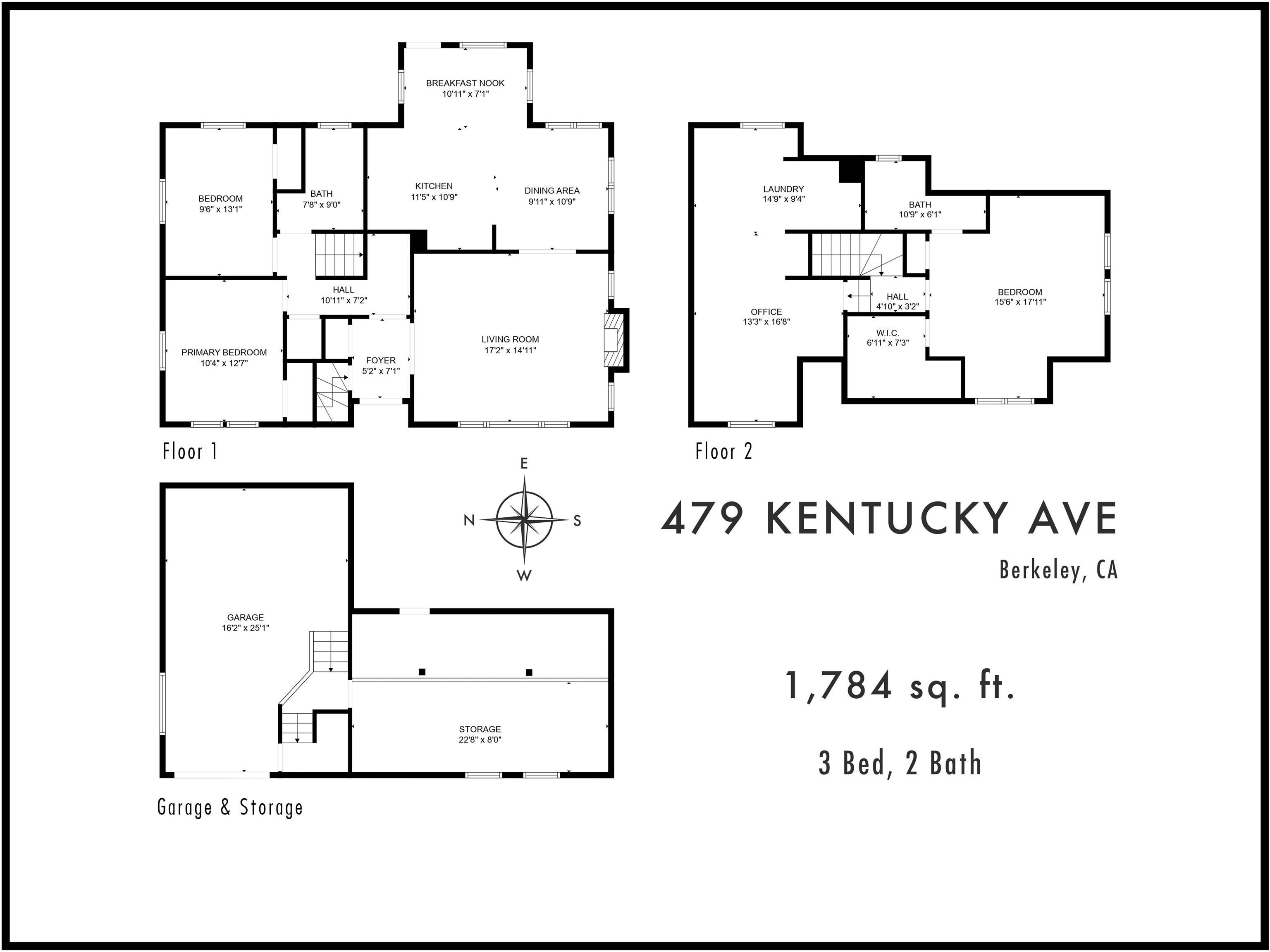 Detail Gallery Image 43 of 53 For 479 Kentucky Ave, Berkeley,  CA 94707 - 3 Beds | 2 Baths