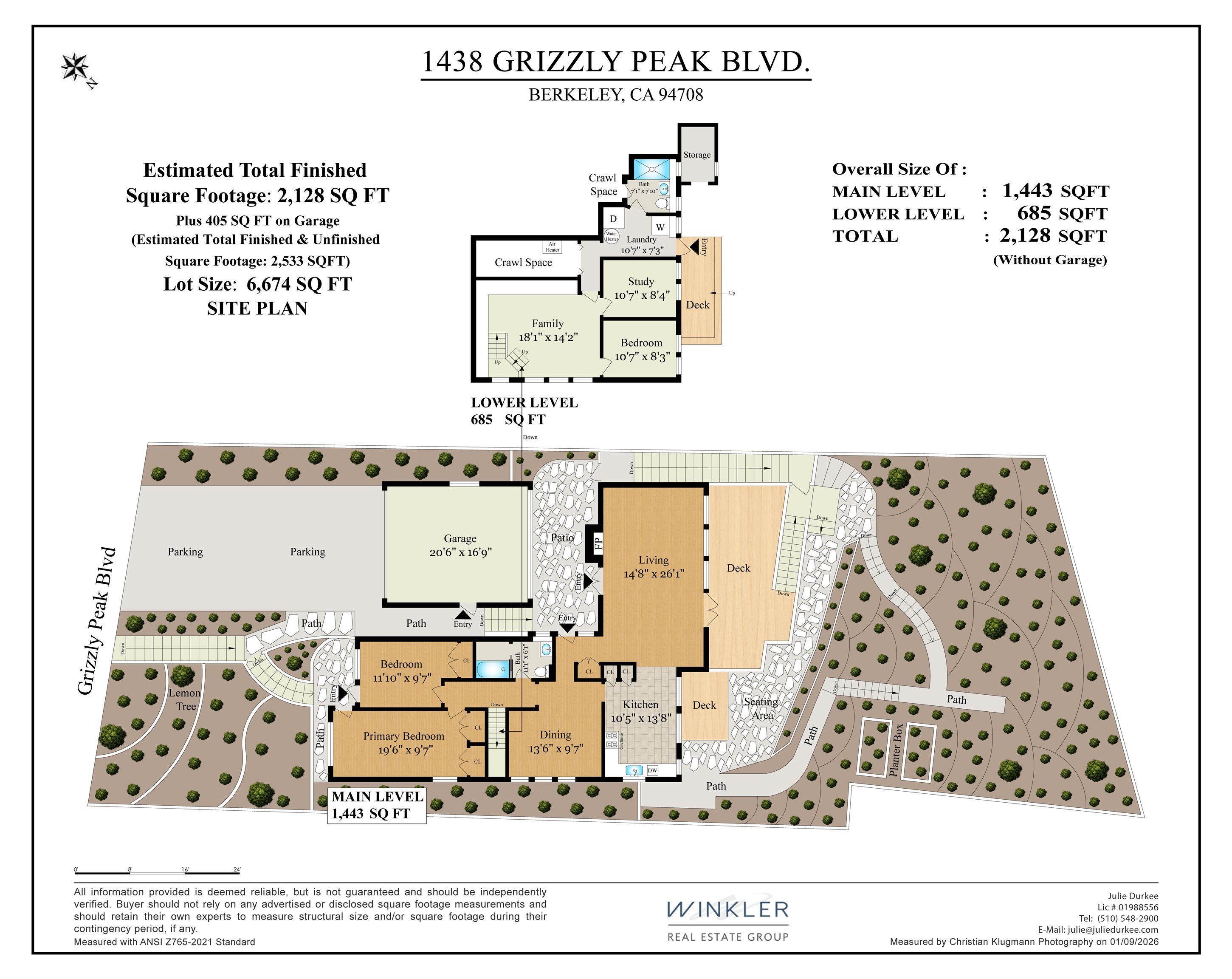 Detail Gallery Image 31 of 38 For 1438 Grizzly Peak Blvd, Berkeley,  CA 94708 - 3 Beds | 2 Baths