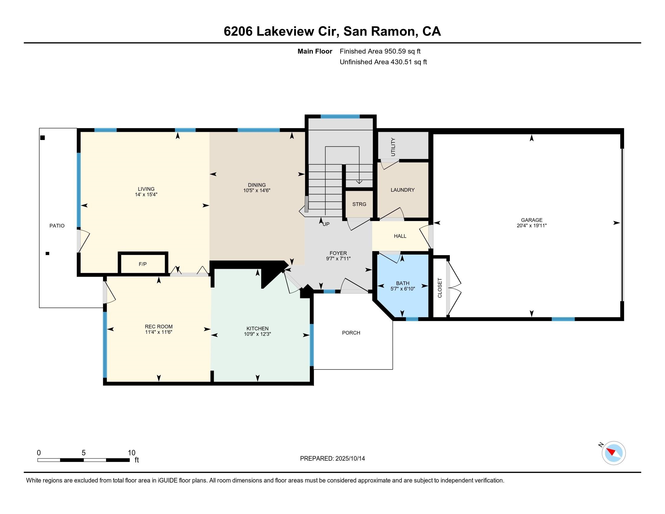 Detail Gallery Image 56 of 57 For 6206 Lakeview Cir, San Ramon,  CA 94582 - 3 Beds | 2/1 Baths