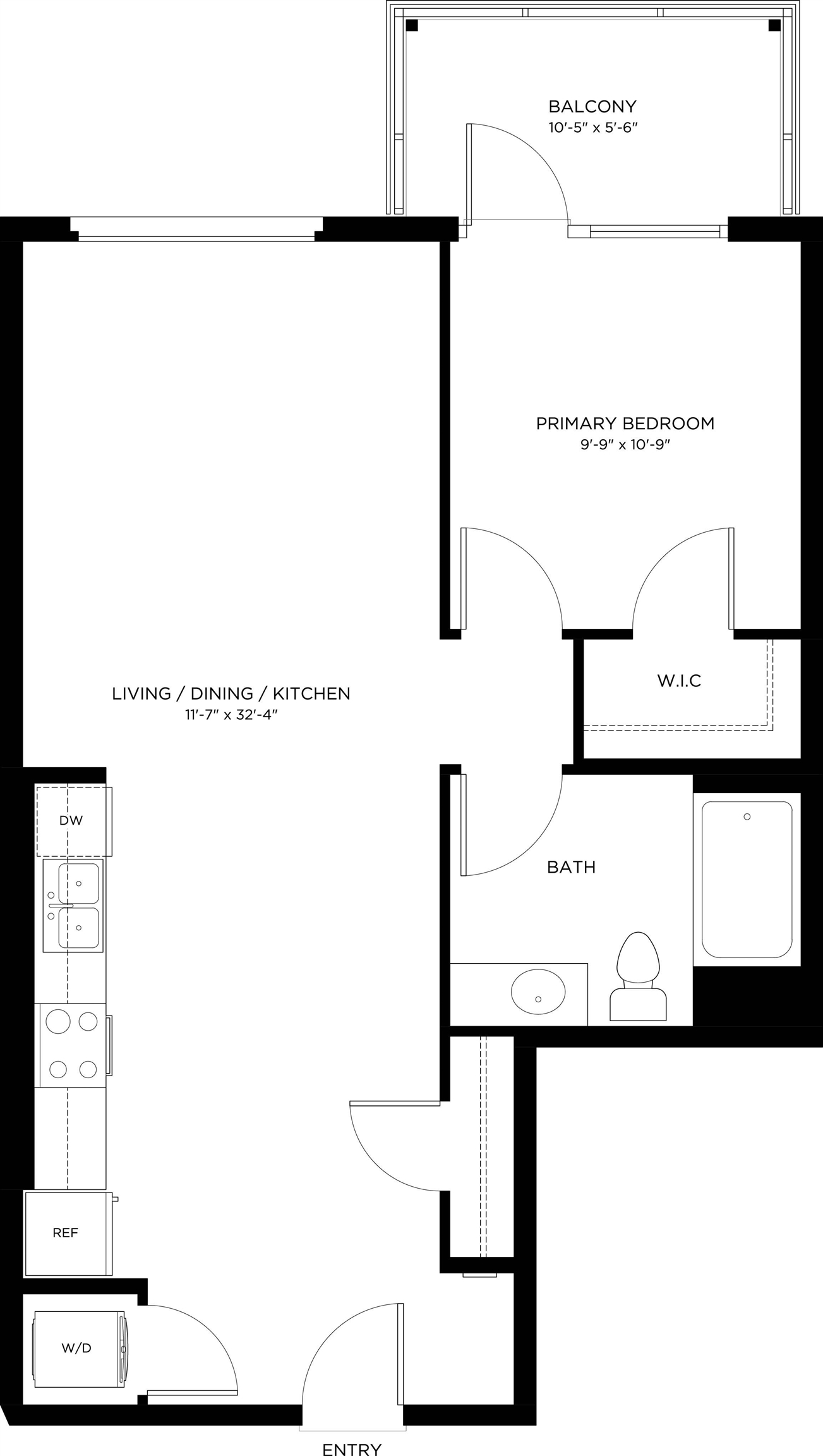 Detail Gallery Image 20 of 41 For 260 Brooklyn Basin Way #443,  Oakland,  CA 94606 - 1 Beds | 1 Baths