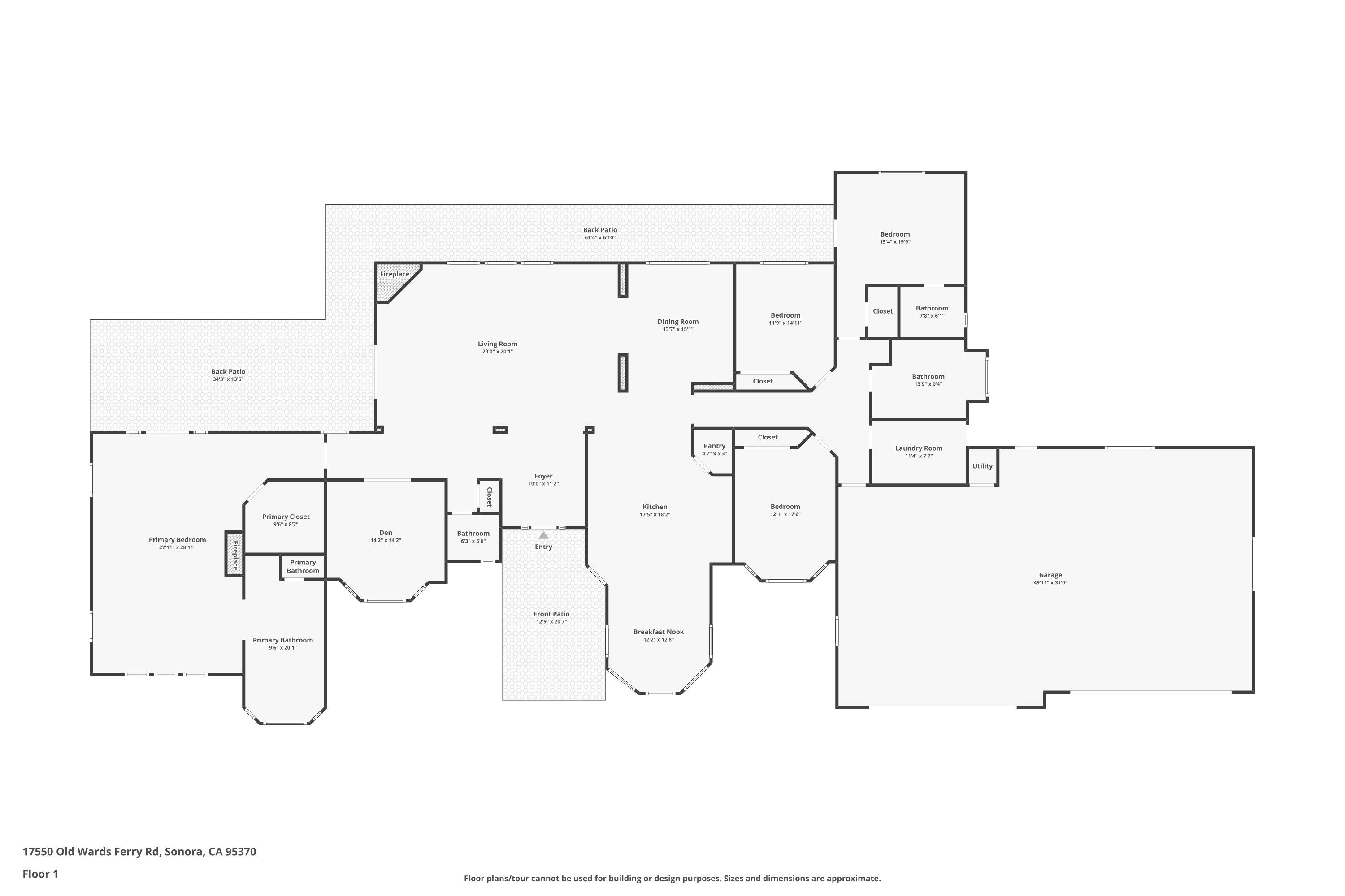 Detail Gallery Image 60 of 60 For 17550 Old Wards Ferry Rd, Sonora,  CA 95370 - 4 Beds | 3/1 Baths