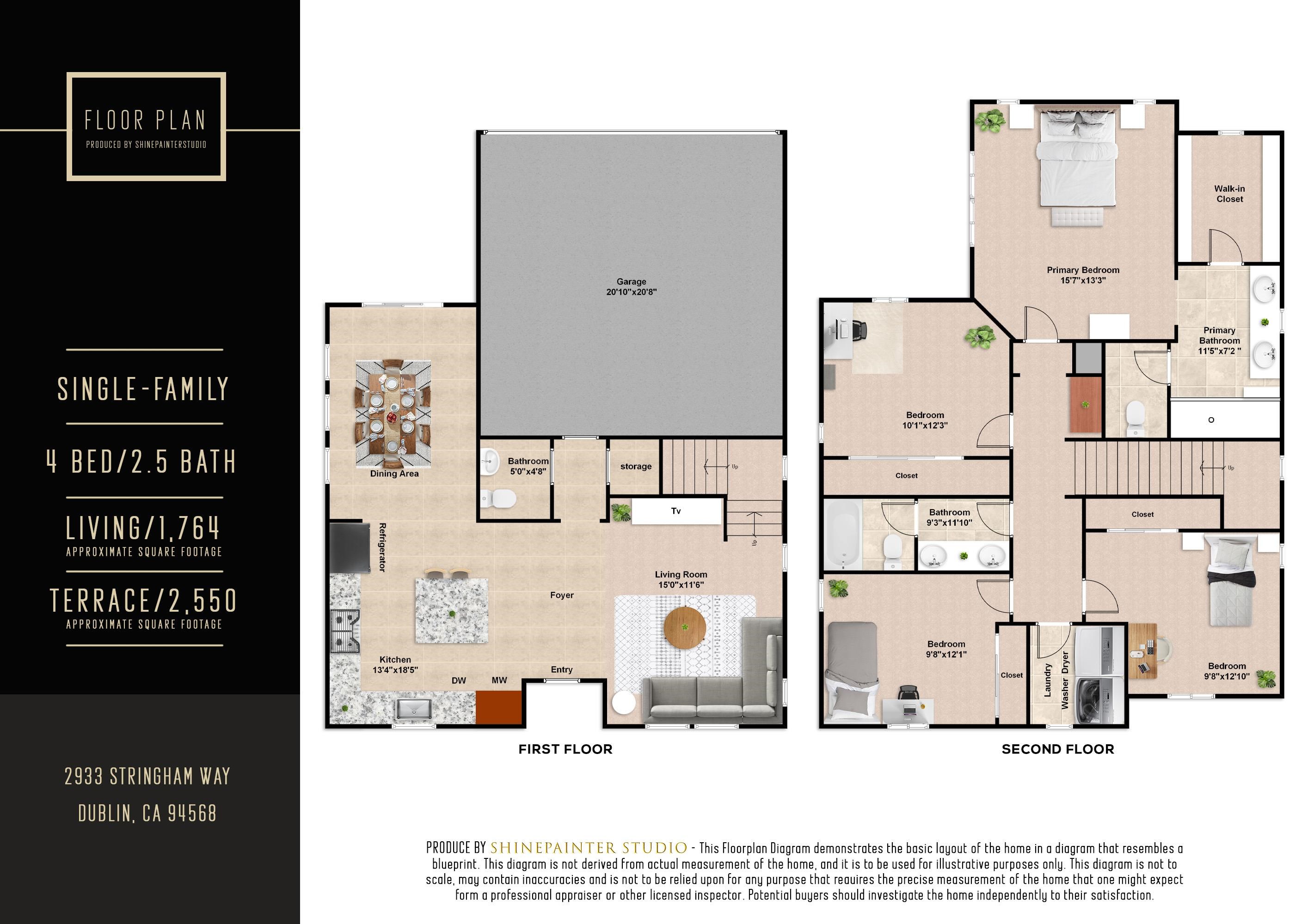 Detail Gallery Image 38 of 38 For 2933 Stringham Way, Dublin,  CA 94568 - 4 Beds | 2/1 Baths