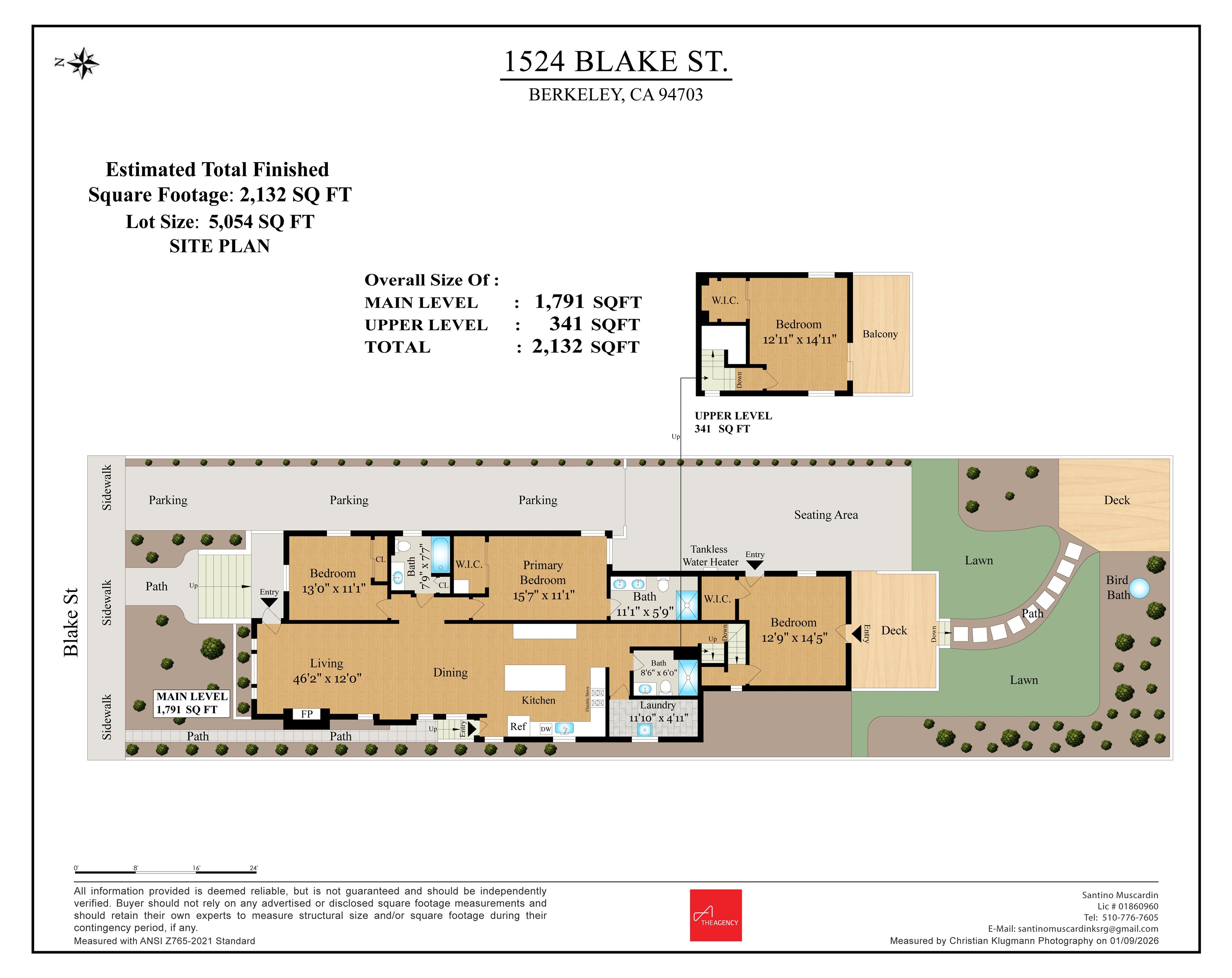 Detail Gallery Image 51 of 59 For 1524 Blake St, Berkeley,  CA 94703 - 4 Beds | 3 Baths