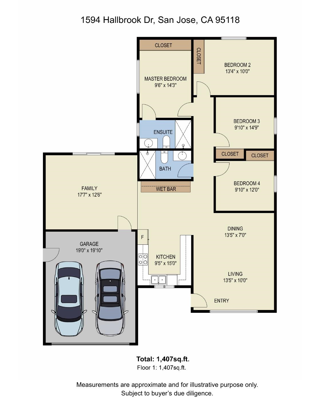 Detail Gallery Image 36 of 36 For 1594 Hallbrook Dr, San Jose,  CA 95118 - 4 Beds | 2 Baths