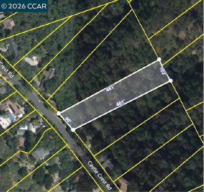 Detail Gallery Image 8 of 8 For 0 Castle Crest Rd, Alamo,  CA 94507 - – Beds | – Baths