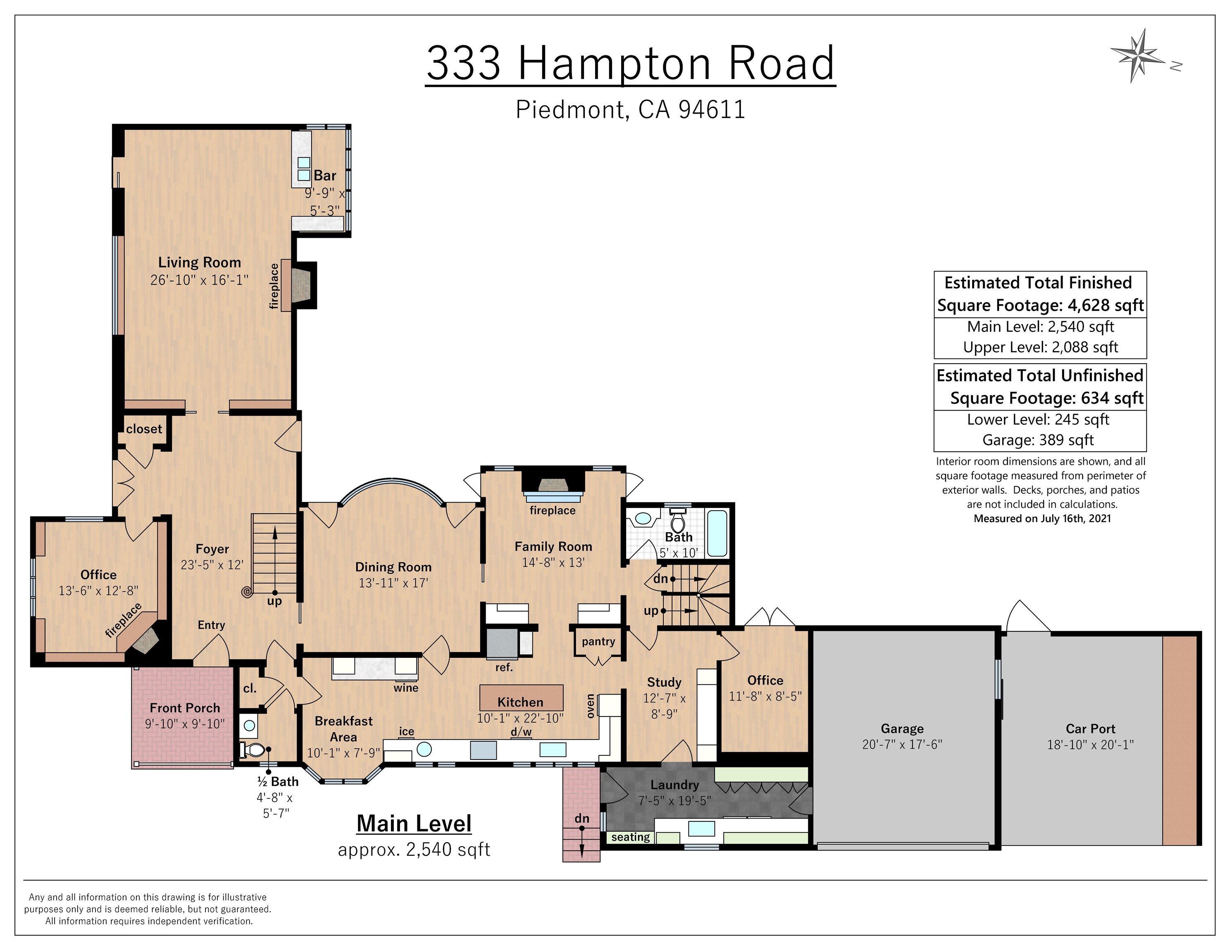 Detail Gallery Image 58 of 60 For 333 Hampton Road, Piedmont,  CA 94611 - 5 Beds | 4/1 Baths